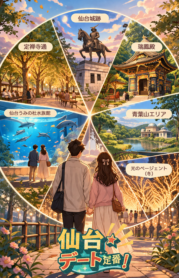 仙台のおすすめデートプラン